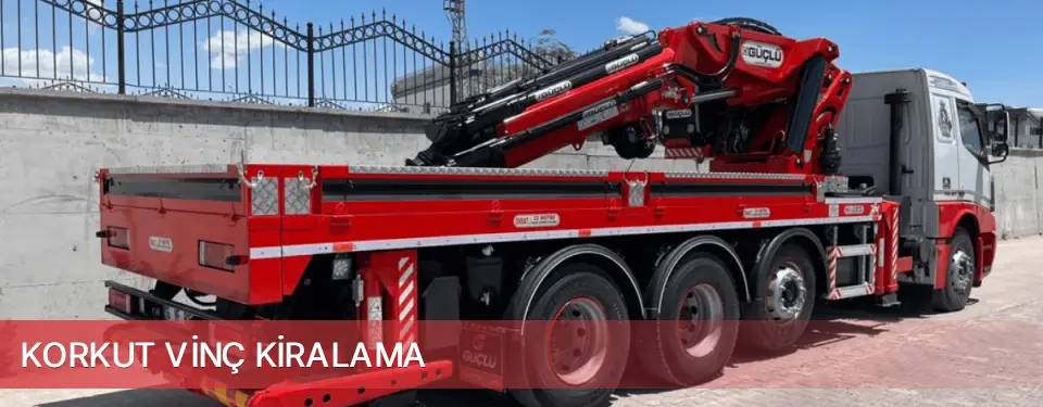 Korkut İlçemi Vinç Kiralama